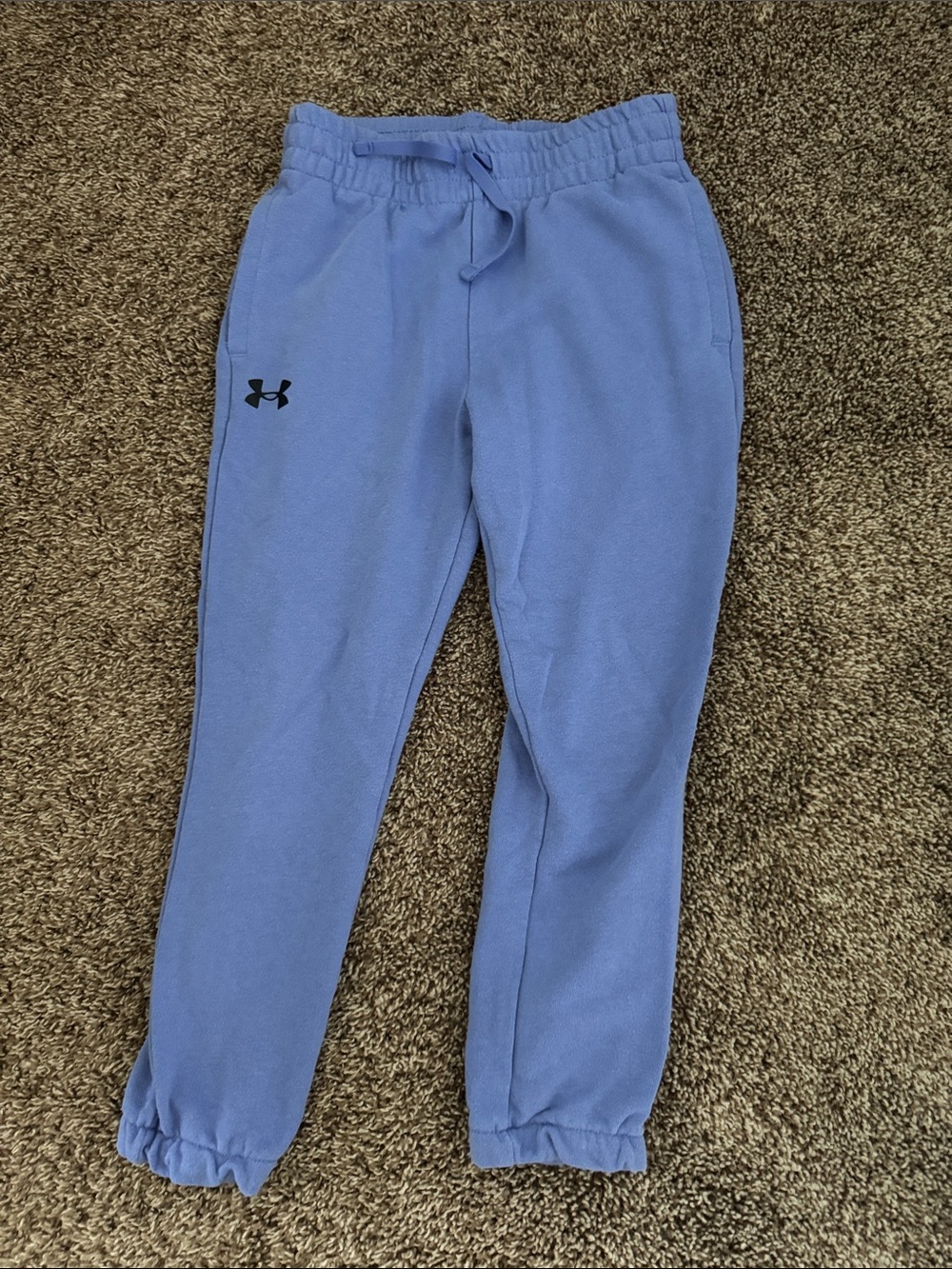 Under Armour Girls' Lavender Blue Fleece Joggers